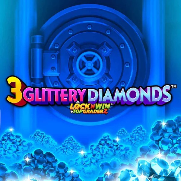 3 Glittery Diamonds slot icon by PearFiction Studios, available at Winmasters Casino