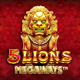 5 Lions Megaways slot visual from Pragmatic Play available on winmasters-casino.com