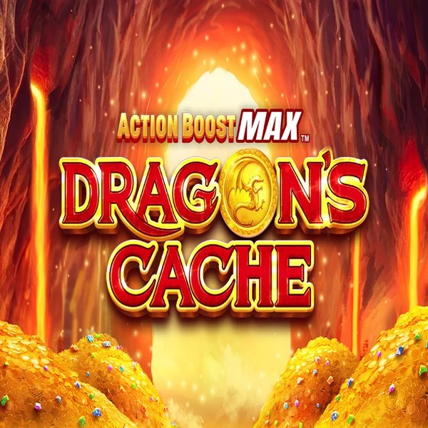 Action Boost Max Dragon's Cache logo by SpinPlay Games at Winmasters Casino