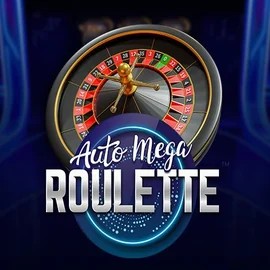Auto Mega Roulette online game logo by Pragmatic Play on winmasters-casino.com