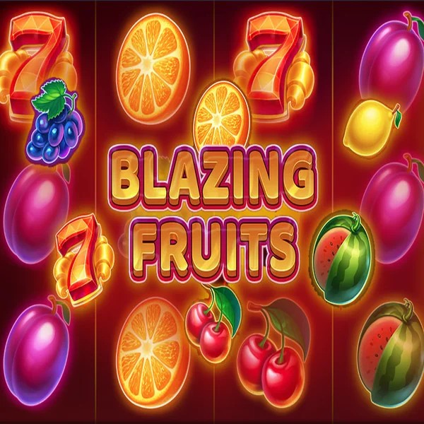 Blazing Fruits slot logo by Inbet Games at Winmasters Casino