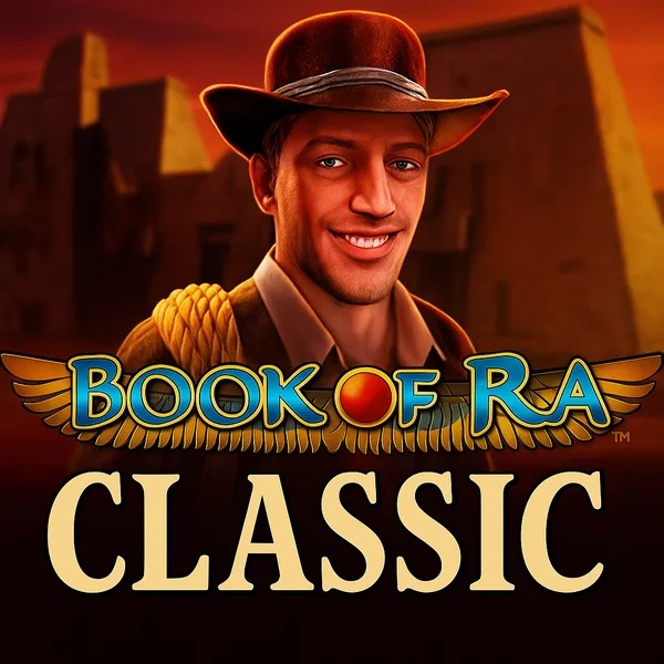 Book of Ra Classic online game logo by Novomatic on winmasters-casino.com