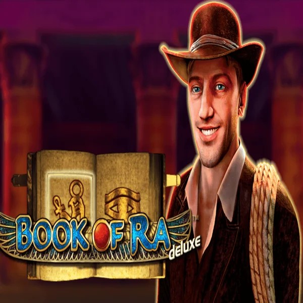 Book of Ra Deluxe logo – Slots by Novomatic at Winmasters Casino