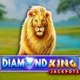 Diamond King Jackpots online game logo by SpinPlay Games on winmasters-casino.com