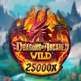 Slots logo of Dragons of Arcane Wild from Foxium at Winmasters Casino