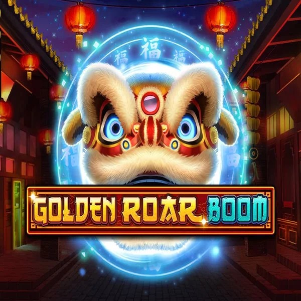 Golden Roar BOOM slot logo by Greentube at Winmasters Casino