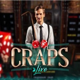 Live Craps slot visual from Evolution available on winmasters-casino.com