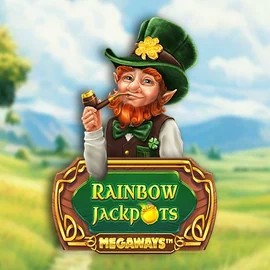 Rainbow Jackpots Megaways logo by Red Tiger Gaming Winmasters Casino