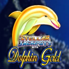 Dolphin Gold with Stellar Jackpots slot icon by Lightning Box Game, available at Winmasters Casino