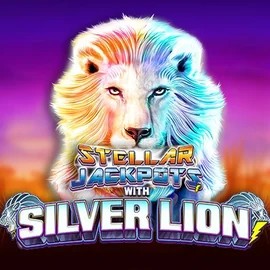 Stellar Jackpots with Silver Lion logo – Jackpots by Lightning Box Game at Winmasters Casino